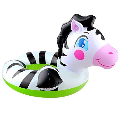 Cute zebra inflatable swimming ring Animal Split Ring life preserver