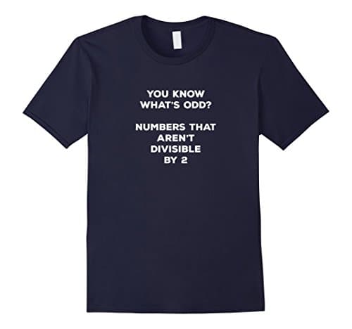 Men's Funny Math Humor T-Shirt Medium Navy