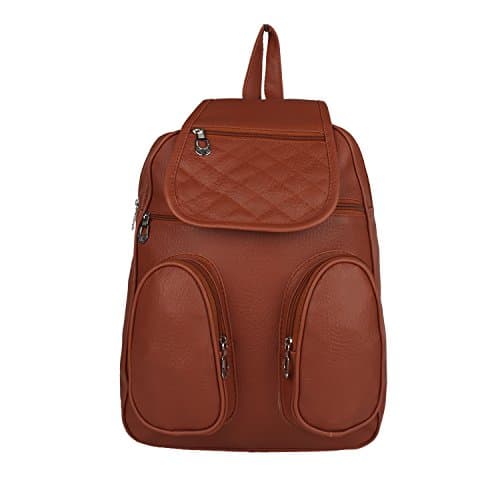 Tarshi Pu Brown Backpack For Women