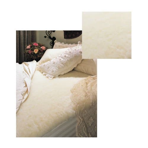 SnugFleece SnugSoft Elite Wool Mattress Topper Pad Cover FULL SIZE 54 X 75