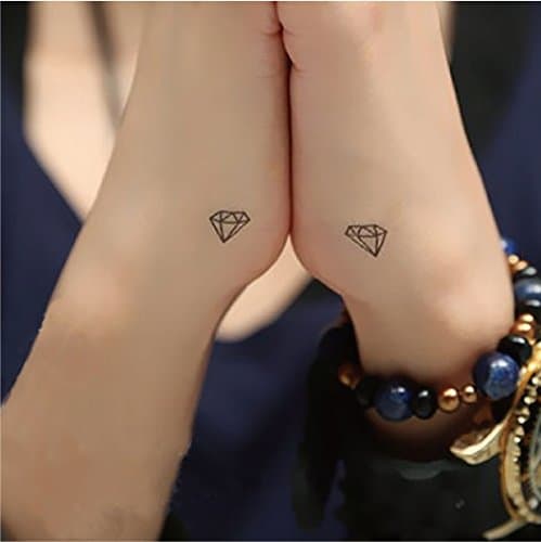 Diamond, Heart, Temporary Tattoo, Tattoo, Temporarytattoo,