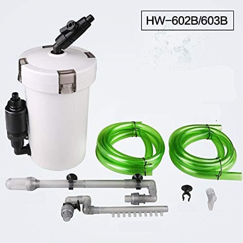 LUOSHUI 6w External Canister Filter Table Top Aquarium Fish Tank 400l/h 220v 110v