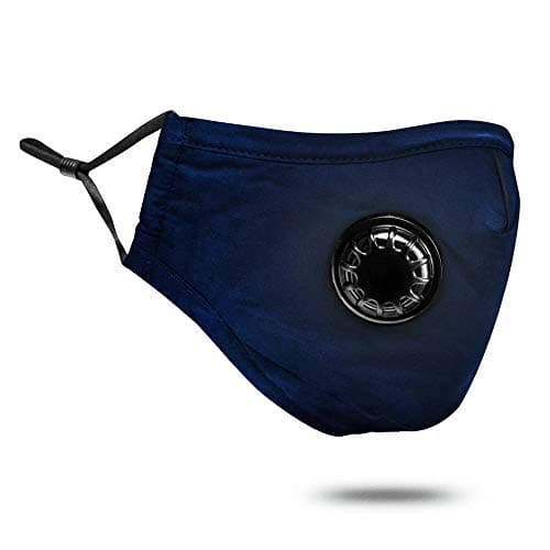 Deeabo Filter Mask, PM2.5 Dust Mask Protective Mask Reusable Washable Fine Dust Mask Reusable Mouth Guard Mask Anti-fog Dust-proof Mask, Navy