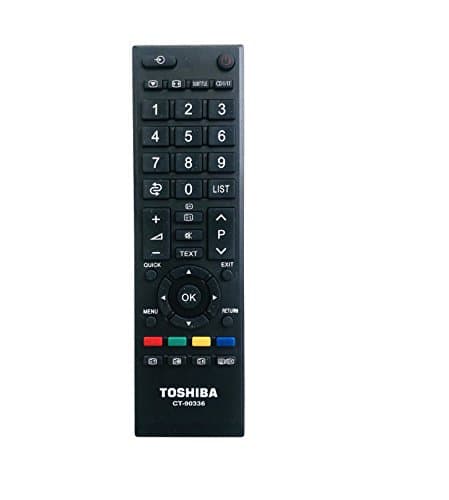 Isoelite Remote Compatible for Toshiba LED/LCD/HD Tv Remote Control Model No :- CT-90336 (Please Match The Image with Your Old Remote)