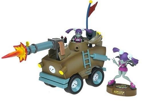 Video Game Vehicle with Cel Damage Violet