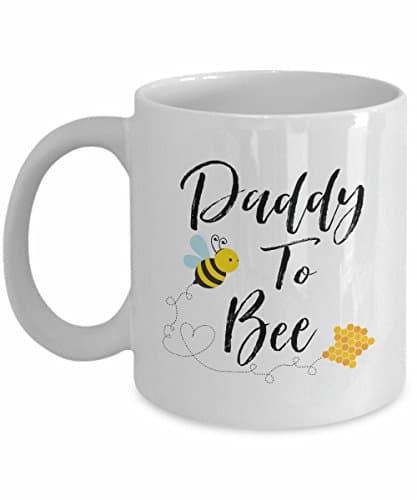 Daddy To Be, Bee, Bumble Bee, Daddy, Bee Baby Shower, Honey Bee, Pregnancy Reveal, Gifts For Dad, Gender Reveal, Pregnancy Announcement, Mug