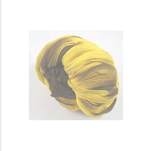 2X6pcs 1.5m Double Colors nylon flower stocking making accessory handmade diy crafts (Color 5)