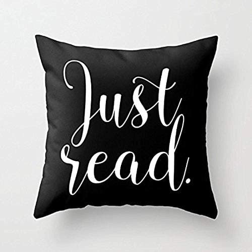 UQ Galaxy Pillow Case,Just Read Inverse Throw Pillow Cover Pillow Cases Decorative Square Cushion Cover Zopoa,45 * 45 Cm