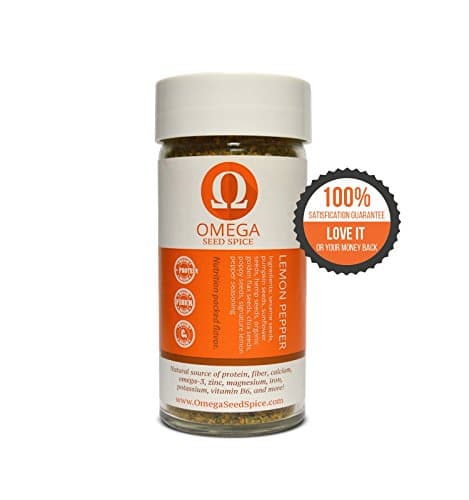 2 Pack - Omega Seed Spice™ Seed-based Superfood Lemon Pepper Seasoning - Nutrition-packed Flavor - High In Protein, Fiber, Essential Vitamins, Minerals & Amino Acids