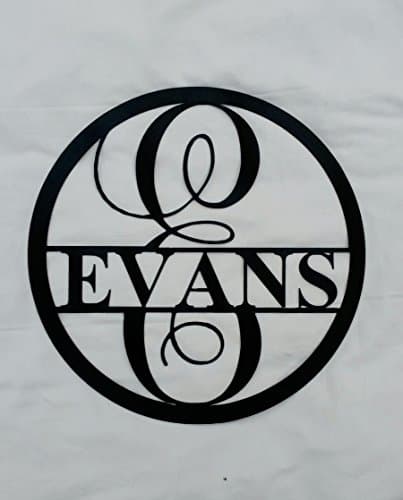 24 Inch Customized Monogrammed Family Name Sign