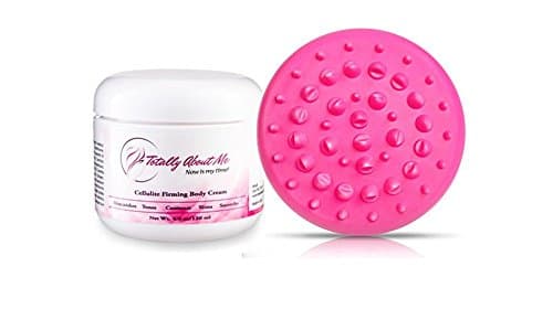 Best Cellulite Reduction Cream with Caffeine, Retinol and Massager Bundle - For Quicker Body Firming and Toning - Puckering & Dimples Disappear to Reveal Smoother Skin