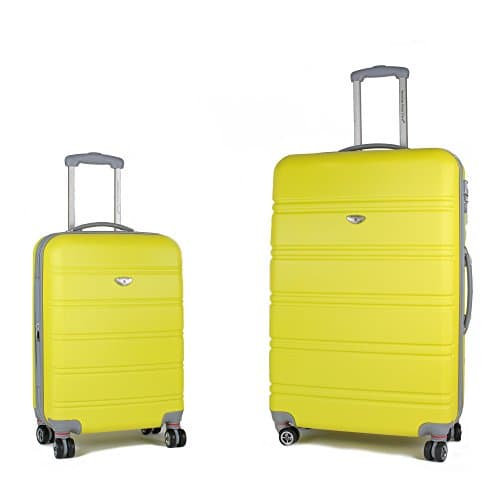AGT Spinner TSA 2-Piece, Checked, Carry-On Luggage Set