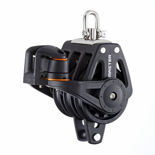 Master】50mm Triple/Swivel/Becket/Cam Kit Plain Bearing Mainsheet System Block