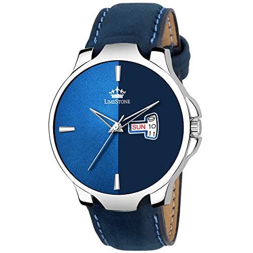 LimeStone Dualtone Day and Date Display Analog Watch for Men/Boys - (LS2767)