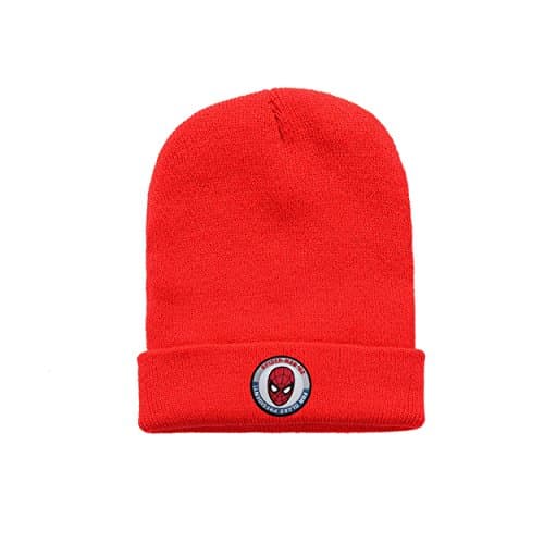 Hero Collection Marvel Comics (Retro) Spider Man Red Warm Knitted Hat Authentic One Fit All Embroidery Unisex Multi Color Red