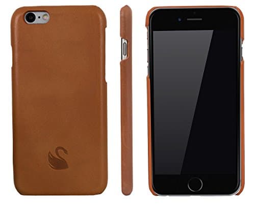 iPhone 6s Leather Case, Rossini Palermo, iPhone 6 & 6S Case Leather, Ultra Slim, Genuine Leather Case for iPhone 6 & 6s, Handmade, Made in Europe (iPhone 6/6S - Tan)