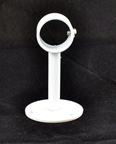Rod Holders Urbanest Ceiling Bracket for 1" or 7/8" Window Curtain Drapery Rods ceiling bracket for curtain rod Glossy White