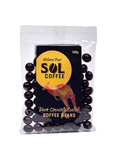 Rich Chocolate Covered Coffee Beans/Imported From Australia/Chocolaty Light High Energy Food/Fresh Aromatic Expresso Flavored Treat/Sweet Australian Made Snack Gift For A Home Party Or Holiday