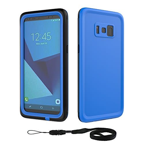 For Samsung Galaxy S8 5.8 Inch, Waterproof Case Sealed from Dirt + Dust, Survives Drops from 6.6 feet / 2 meters, Closed to Snow + Ice Protective Cover (Blue)