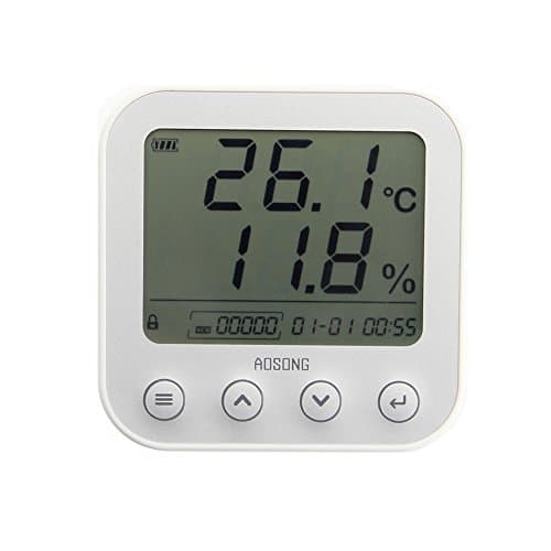 AOSONG Temperature & Humidity Data Logger Hygrometer & Thermometer