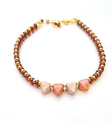 Pink Friendship Beaded Bracelet