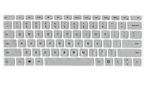 CONVAY Ultra Thin Keyboard Cover Silicone Skin for Microsoft Surface Pro4 Type Cover Keyboard (Silver)