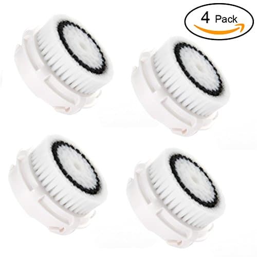 Oneryue 2 Pack Replacement Sensitive Brush Head,Compatible Facial Cleaning Brush Heads for Mia Mia2 Mia3 Aria Mia Fit Smart Profile and Alpha Fit