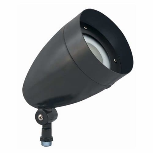 RAB Lighting HBLED13DCA 13W Cool LED 12V 24V Dc with Hood and , Bronze