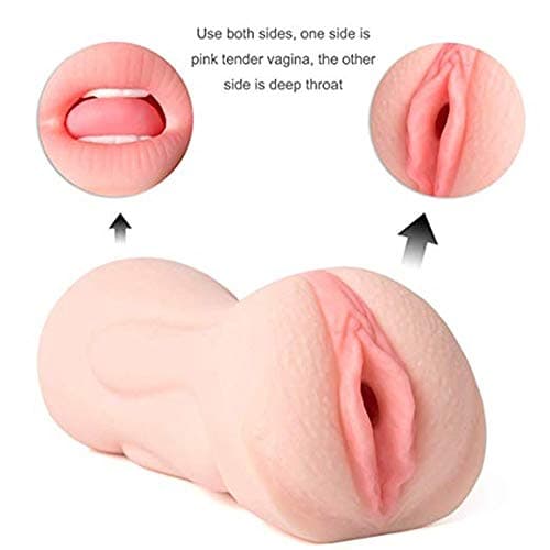 Llovery 2 In1 Men's Deep Throat, V?brating Orál Cup, 100% Safe Silicone for Man Self Pleasure for Men Enhancement Exercise Sucking Endless Pleasure, Adullt Toys for Men
