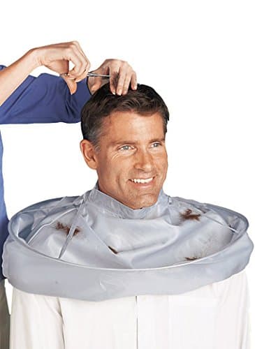 PROTECTIVE COVERING FOR HAIR CUTTING SYSTEM, INCLUDING COLORING, SHAMPOO, STYLING, LEAVING NO MESS!! HOME OR SALON USE, GRAY COLOR