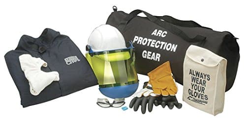 Chicago Protective Apparel - AG-12-CV-5XL - 12.0 cal./cm2 Arc Flash Protection Clothing Kit, 2-HRC, Navy, 5XL