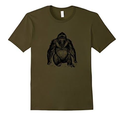 Mens Gorilla logo t-shirt Medium Olive