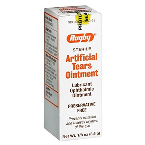 Rugby Artificial Tears Ointment 1/8 oz