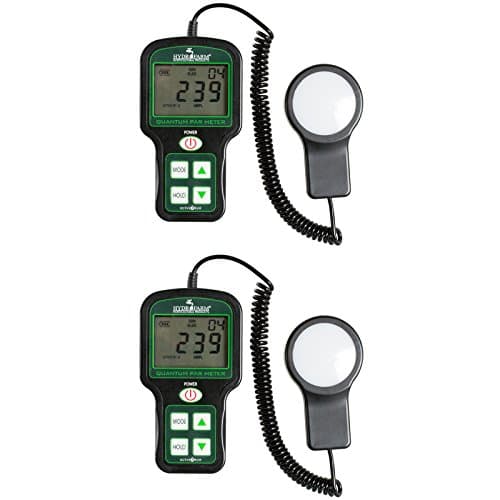 Hydrofarm Portable Quantum Photosynthetically Active Radiation Meter (2 Pack)