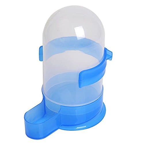 Jaggerpet Plastic Food Feeder Waterer Feeder Automaticly For Small Birds Parrots Cockatiel Random Color