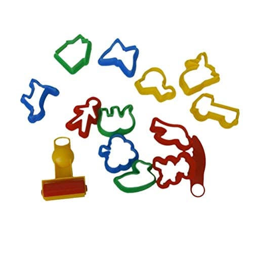 Excellent size toy DIY Mold Cutter Modelling Clay Modelling Tool Set with Coloured Blocks