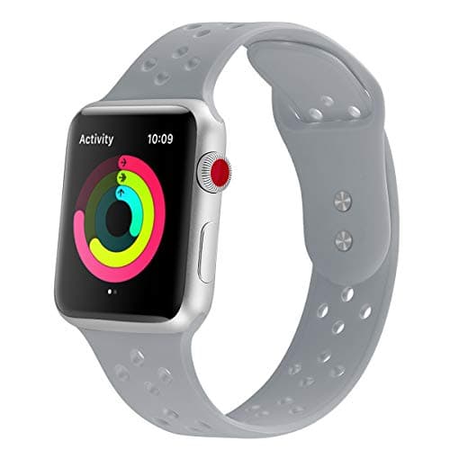 Biaoge Compatible Bands Replacement for Apple Watch Bands 38mm 40 42mm 44mm,Soft Silicone Replacement Wristband for iWatch Apple Watch Series 4/3/2/1,Sport,Edition