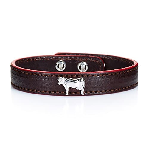 Thick Cuts Cow Bracelet (9.25, sterling-silver)