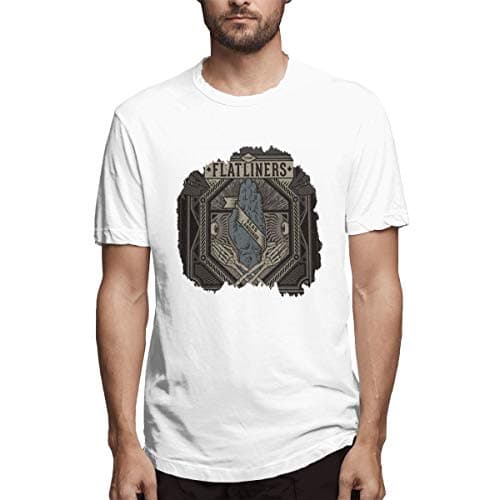 Hollyang Men Ultra Soft The Flatliners Dead Language Short Sleeve T Shirt