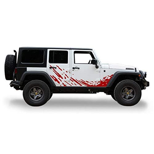 Lower Mud Splash Decal Sticker Vinyl Compatible with Jeep Wrangler