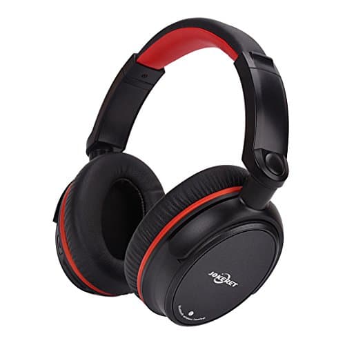 Jokeret Over Ear Bluetooth headphones with Mic Wireless Stereo Bluetooth Headsets(Red)