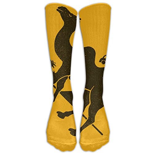 Desert Camel Car Cocount Tree Casual Athletic Running Long Socks Novelty Calf High Sock Unisex