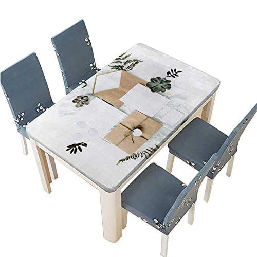 PINAFORE Polyesters Tablecloth Flat Lay workspace Wedding Invitation Cards Craft envelopes Pink and red Wedding Birthday Baby Shower Party W49 x L88.5 INCH (Elastic Edge)