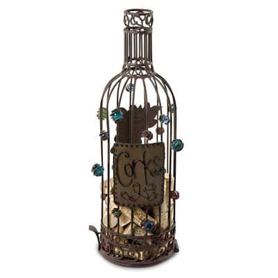 Great Bar Decor: WINE BOTTLE Wine Cork Collection Cage