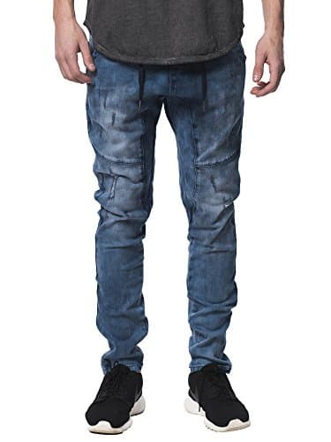 KUWALLA TEE Denim Jeans Joggers X-Large Ghost Blue