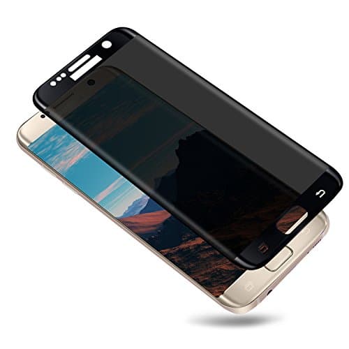 Samsung Galaxy S7 Edge Screen Protector Toptrade S7 Edge Premium Privacy 3D Curved Anti-Spy Tempered Glass Case Friendly Screen Film for Samsung Galaxy S7 Edge (Black)