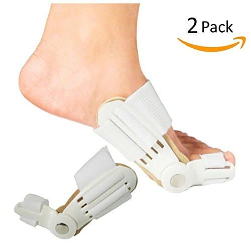 Easywin 1 par Dedo Gordo Flexible D??a de Ayuda juanete y noche f??rula Hallux Valgus Toe enderezadora Tratamiento Corrector para una alineaci??n perfecta del dedo del pie del juanete y alivio del dolor by Easywin