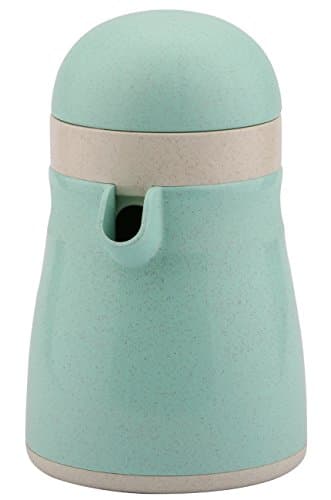 Katkitchen Manual Fruit Juicer Squeezer, Dome Lid Rotation Press Reamer Citrus Orange Apple Grapefruit Extractor Juicing Tool with Strainer and Container