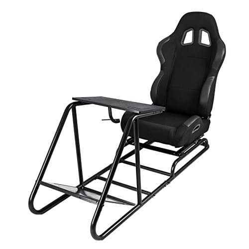 Forkwin Racing Simulator Gaming Chair with Gear Shifter Driving Simulator Cockpit with Capacity 330LBS Driving Race Chair for PS3 PS4 Xbox Play Station Consoles (S2)