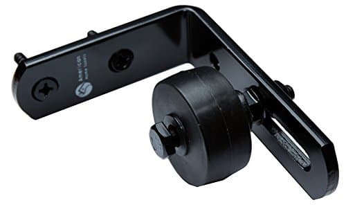 Guide Roller for Barn Door l Black Powder Coated | Longer Roller Slot | Heavy Duty | Easy to Install | Wall Mount | Stay Roller Guide For Sliding Barn Door l By American Home Supply